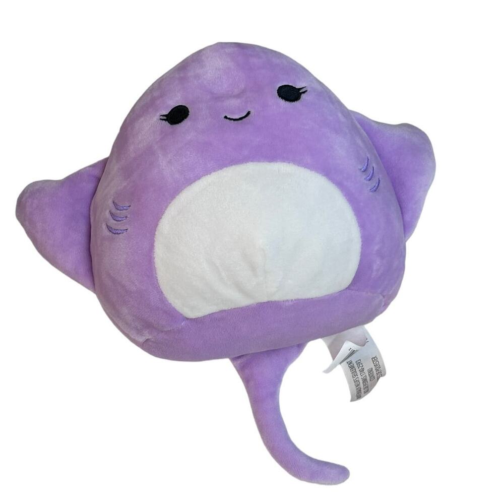 Official Kellytoy Squishmallows Aziza the Stingray 7" Stuffed Plush Animal
